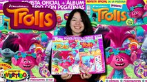 TROLLS Revista oficial!!! Album   Diario Troll   pegatinas   Sobre de cartas de trolls!!!