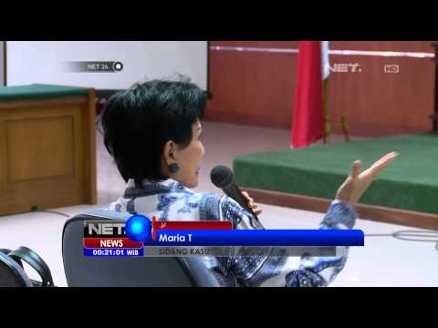 NET24 - Terdakwa kasus suap impor daging sapi Maria Elizabeth Liman jalani sidang tuntutan