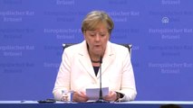 AB Liderler Zirvesi Sona Erdi - Almanya Başbakanı Merkel