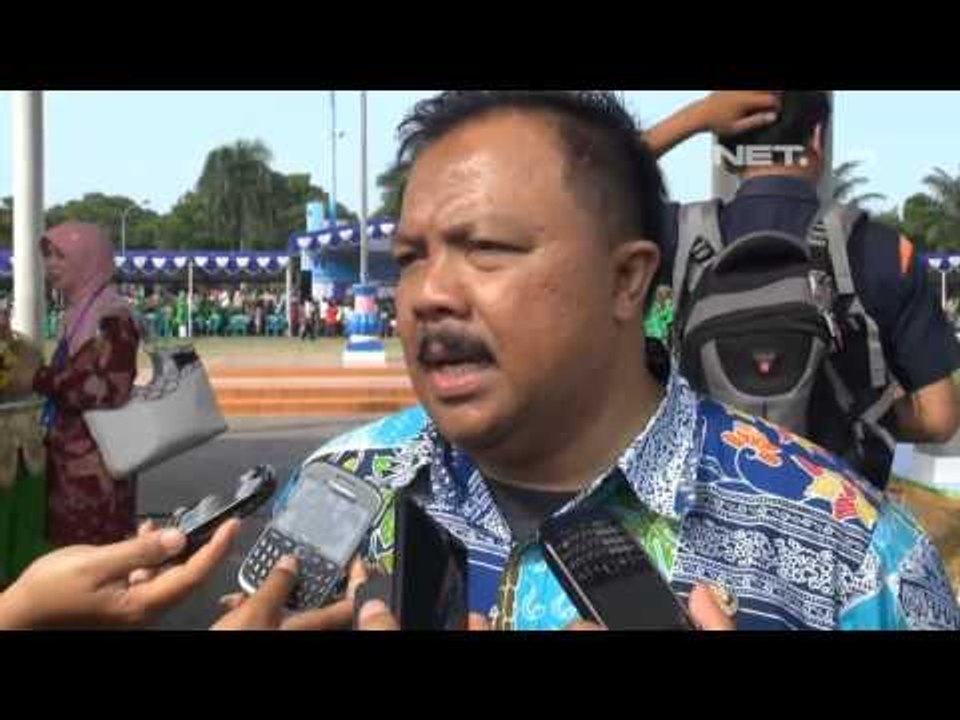 NET12 - 1400 Siswa TK Bersenam Kodok Massal