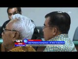 NET12 - Jusuf Kalla datangi pengadilan tindak pida korupsi pada hari pertama kampanye pilpres