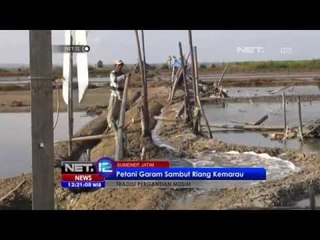 NET12 - Petani berkumpul dan berdoa di lahan pengaraman jalani tradisi produksi garam