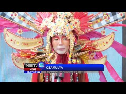 NET12 Maraton Sambil Mengenakan Baju Daerah di Kelapa Gading Jakarta Utara