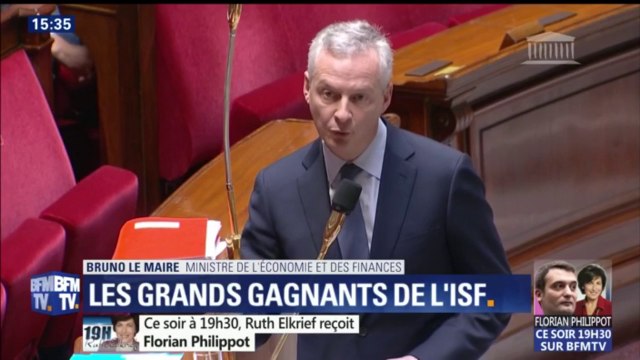 Le Maire : L'ISF est inefficace et injuste car les plus gros patrimoines arrivent par optimisation fiscale à y échapper