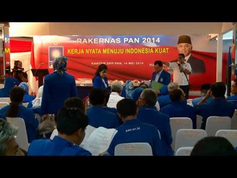 NET12 - Rakernas PAN berlangsung hari ini dan rencananya akan dihadiri Prabowo Subianto