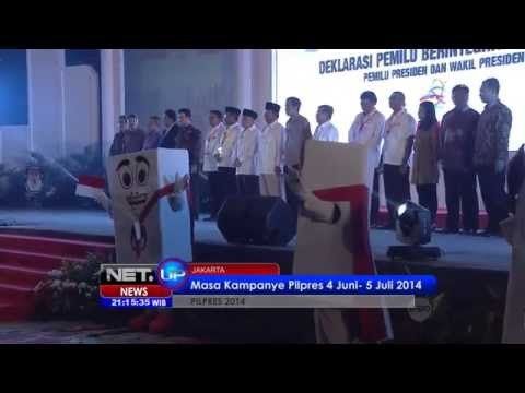 Deklarasi Pemilu Berintegritas dan Damai oleh KPU