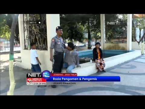 Penertiban pengamen di Jombang jelang ramadhan - NET12