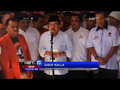 NET17 - Jusuf Kalla Beri Harapan Peningkatan Perekonomian Saat Kampanye di Pekanbaru