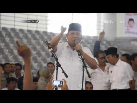 NET24 Prabowo Berjanji Akan Membawa Indonesia Lebih Baik dan Sejahtera