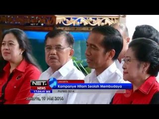 NET17 - Kampanye hitam menjadi bagian tak terelakan dalam pemilihan presiden