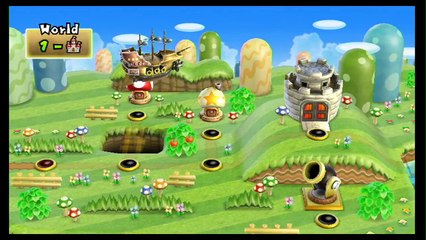 New Super Mario Bros. Wii 100% Walkthrough Part 1 - World 1 (1-1, 1-2, 1-3, 1-T) All Star Coins