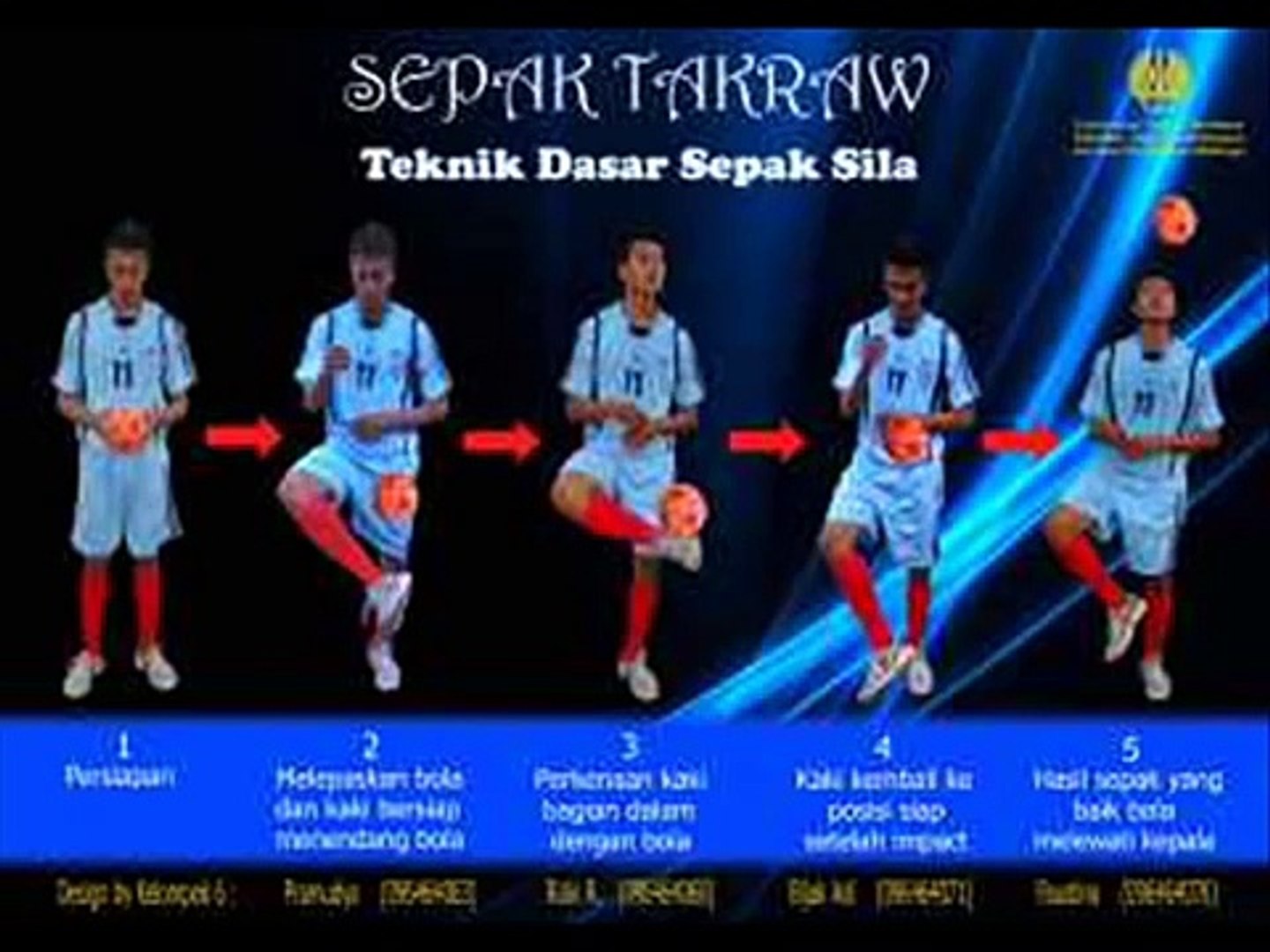 Teknik Dasar Permainan Sepak Takraw (Tutorial Sepak Takraw)
