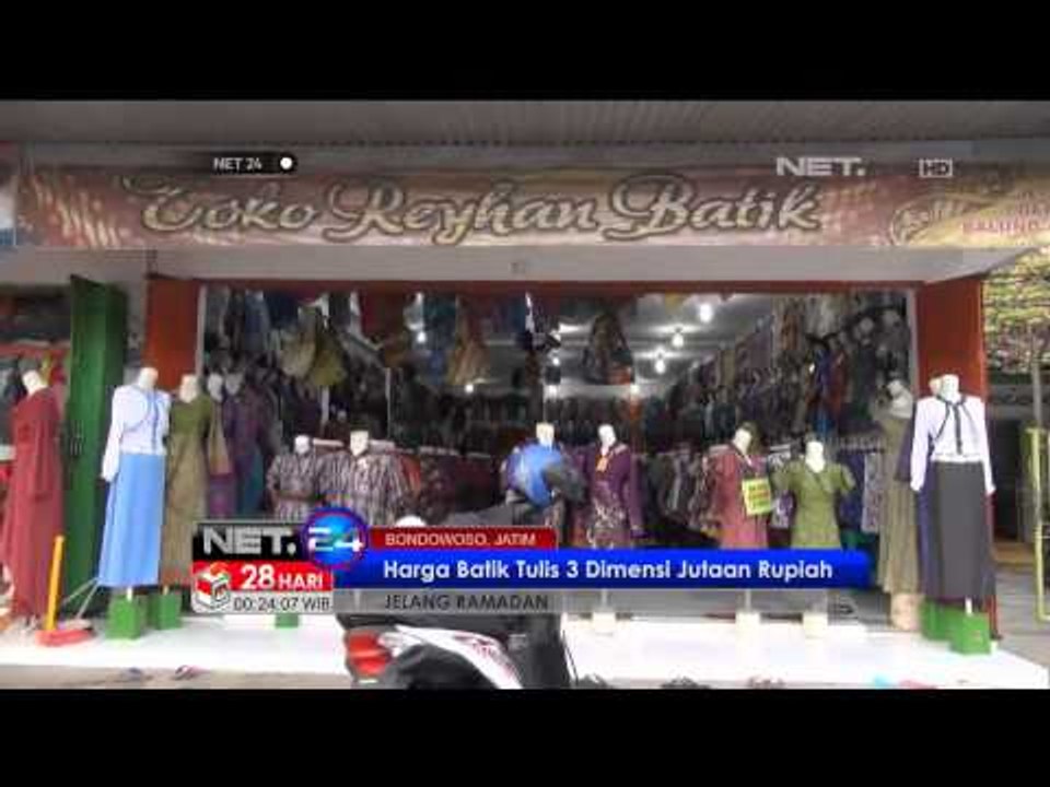 NET24 - Jelang Ramadhan perajin batik laris manis
