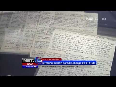 NET5 - Lelang peninggalan John Lenon