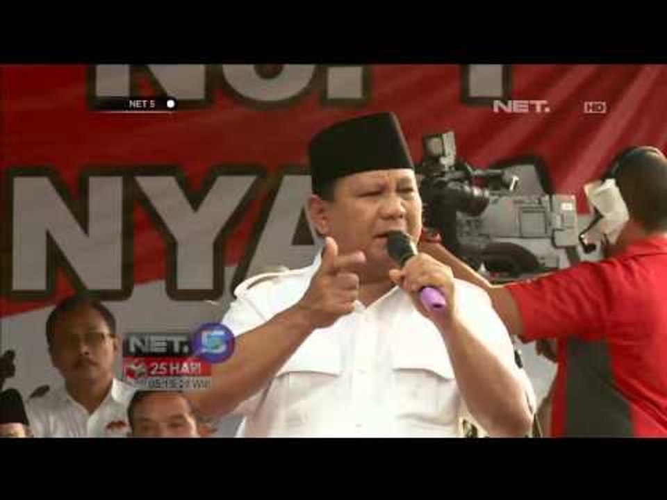 NET5 - Sisingaan Sambut Kedatangan Prabowo di Subang