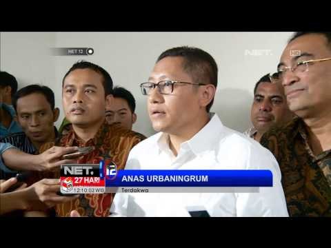 NET12 - Nota keberatan Anas ditolak jaksa penuntut umum Tipikor
