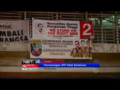 Penertiban APK Pilpres 2014 - NET24