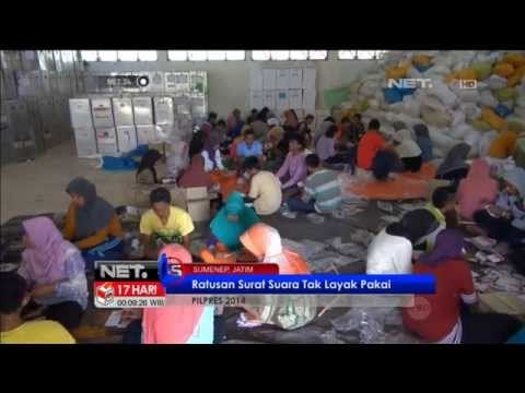 Jelang Pilpres Masih Banyak Ditemukan Surat Suara Tak Layak Pakai -NET24