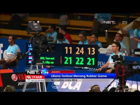 Tontowi Liliana sukses lolos babak perempat final Indonesian Open 2014 - NET24