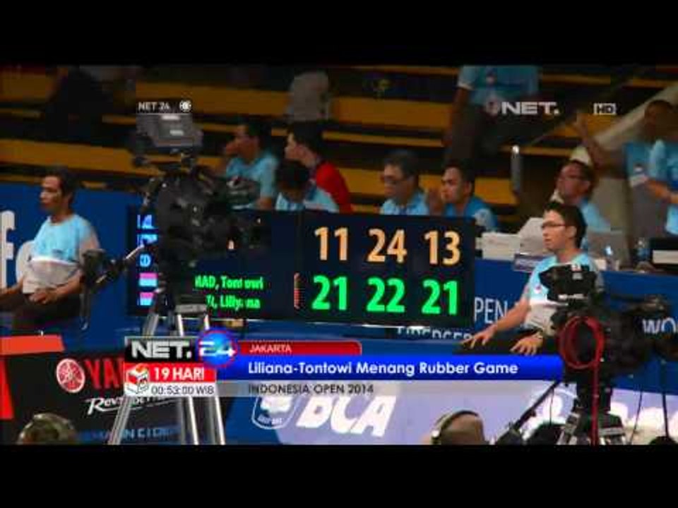 Tontowi Liliana sukses lolos babak perempat final Indonesian Open 2014 - NET24