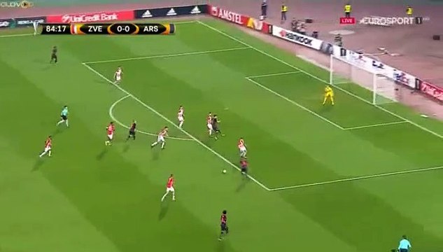 Olivier Giroud Goal HD - FK Crvena zvezda	0-1	Arsenal 19.10.2017