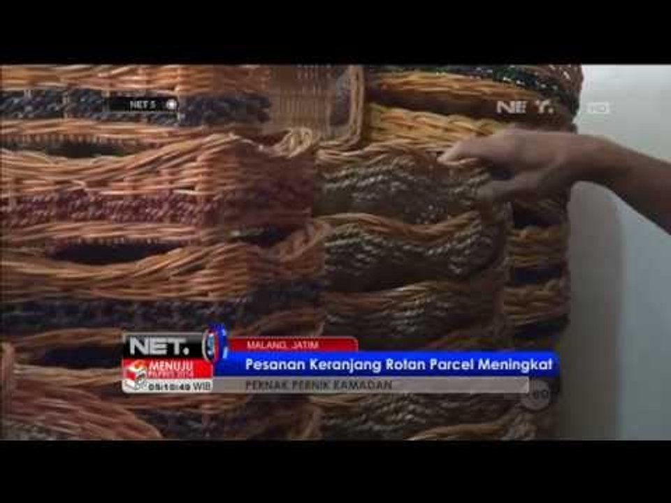 Perajin rotan parcel Malang - NET5
