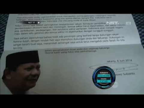 Prabowo kirim surat ke sekolah dinilai langgar aturan pemilu - NET17