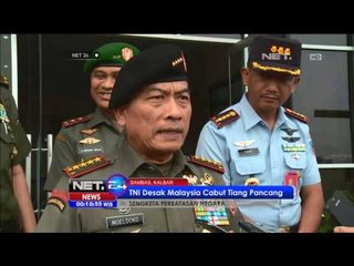 TNI Desak Malaysia Cabut Tiang Pancang - NET24