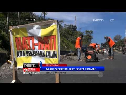 Perbaikan jalur mudik Garut - NET12