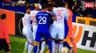 Fansat e Everton godasin me grusht lojtaret e Lyon (360video)