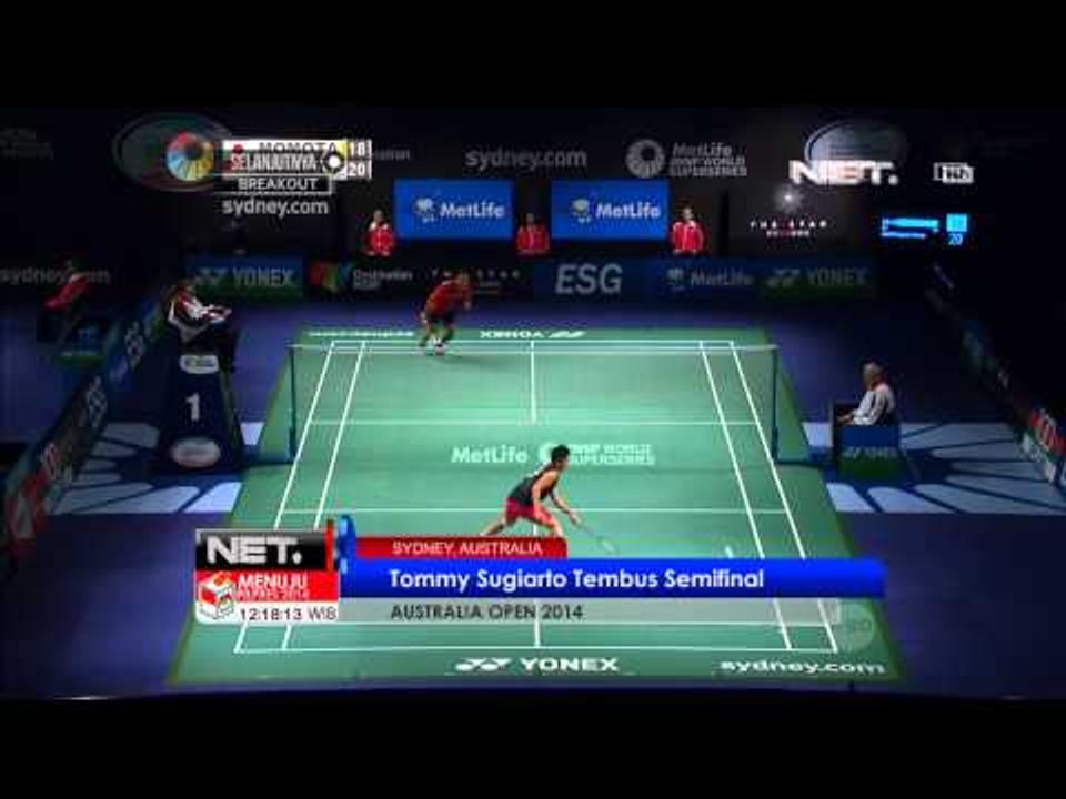 Indonesia menempatkan 3 wakilnya di semifinal Australia Open 2014 - NET24