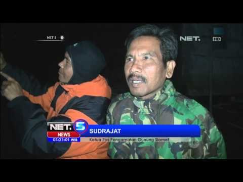 Status Gunung Slamet waspada luncurkan lava pijar - NET5