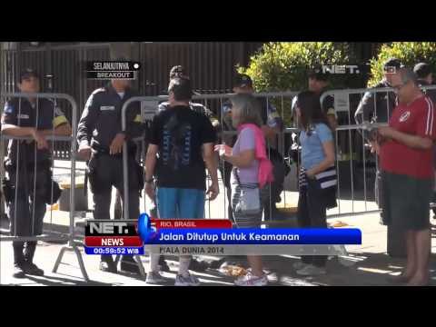 10 ruas jalan menuju Stadion Maracana ditutup untuk amankan jalannya piala dunia 2014 - NET24