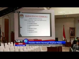 NET17 - KPU tetapkan hasil perhitungan suara di 26 provinsi