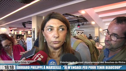 Le 18:18 : à Marseille, Édouard Philippe, le Premier ministre, annonce un fonds d'urgence pour les départements
