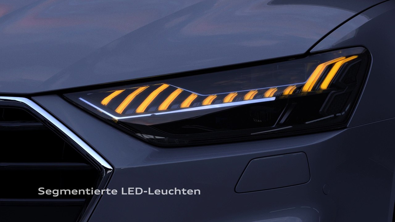 Audi A7 2017 Lichtdesign animation