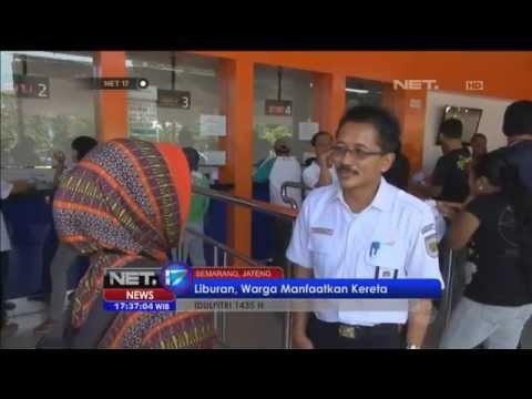 Ratusan Pemudik Manfaatkan Kereta untuk Berlibur Bersama Keluarga -NET17