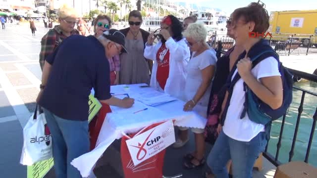Muğla Marmaris CHP'den O Yasa İçin İmza Kampanyası