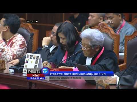 Tidak puas dengan putusan MK, Tim Prabowo Hatta bawa gugatan ke PTUN - NET17