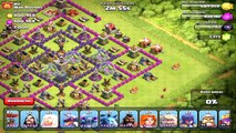 Clash of Clans - Ataque com todas as Tropas e Feitiços - Ataques Bizarros ( All tropps attack ! )