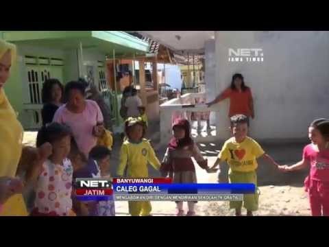 NET JATIM - Caleg gagal di Banyuwangi abdikan diri dengan dirikan TK Gratis