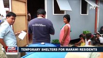 Temporary shelters for Marawi residents