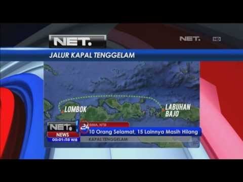 Kapal Wisata Tenggelam di Perairan Bima -NET24