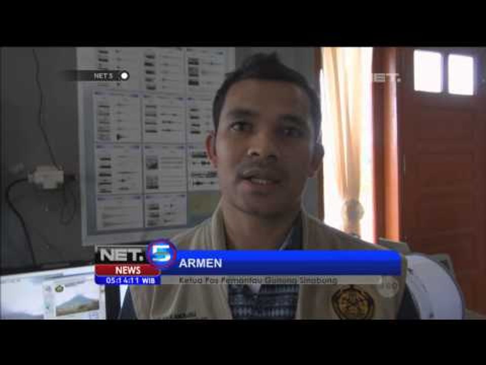 Gunung Sinabung Embuskan Awan Panas - NET5