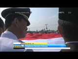 Bendera Merah Putih Raksasa Berkibar di Pelataran Benteng Kulo Besak, Palembang -IMS