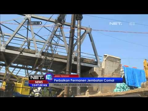 Perbaikan permanen jembatan comal Pemalang - NET12