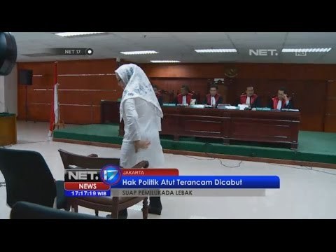 Jaksa KPK Atut Dihukum 10 Tahun Penjara dan Denda 250 Juta Rupiah -NET17