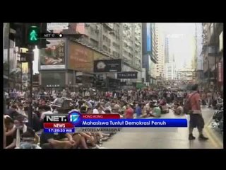 Polisi Hongkong Bentrok dengan Demonstran yang Menuntut Demokrasi Penuh -NET17