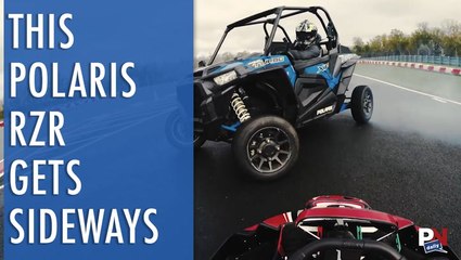 A Polaris RZR Gets Sideways
