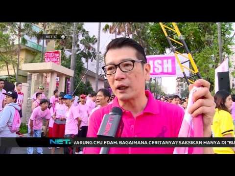 Ribuan Orang Turun ke Jalan Mengampanyekan Bahaya Kanker Payudara -NET17
